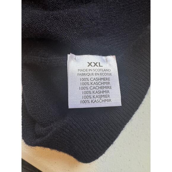 Johnston of Elgin Scotland Cashmere Sweater 2XL Monterey Peninsula Pebble Beach - Picture 10 of 11